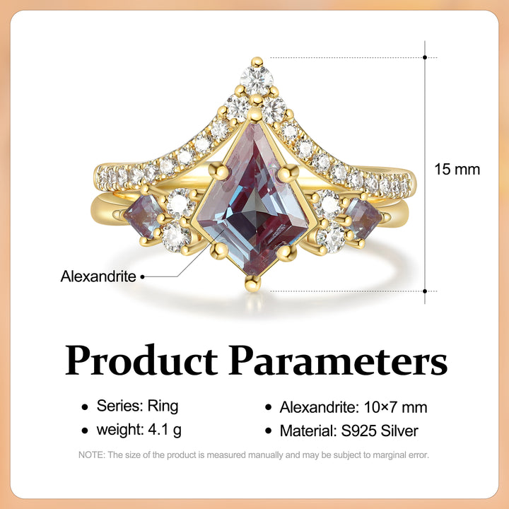 Gold Natural Alexandrite Ring