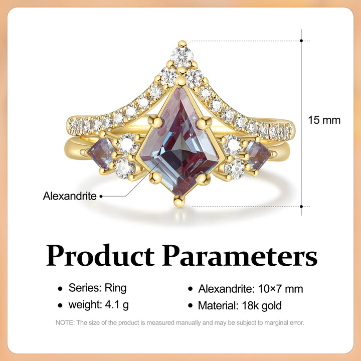 Gold Natural Alexandrite Ring