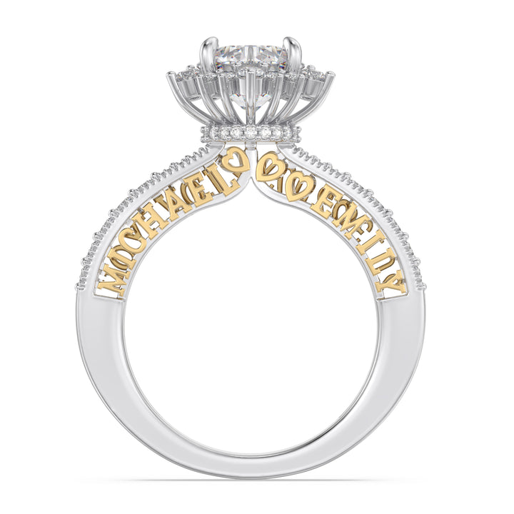 Custom Moissanite Ring