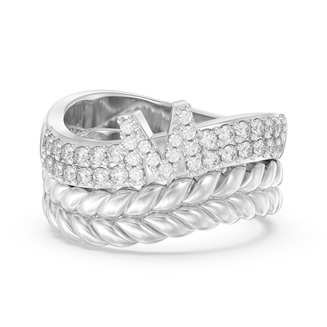 Custom Jewelry Letter Ring