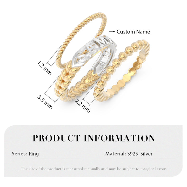 Custom 3D Stackable Ring