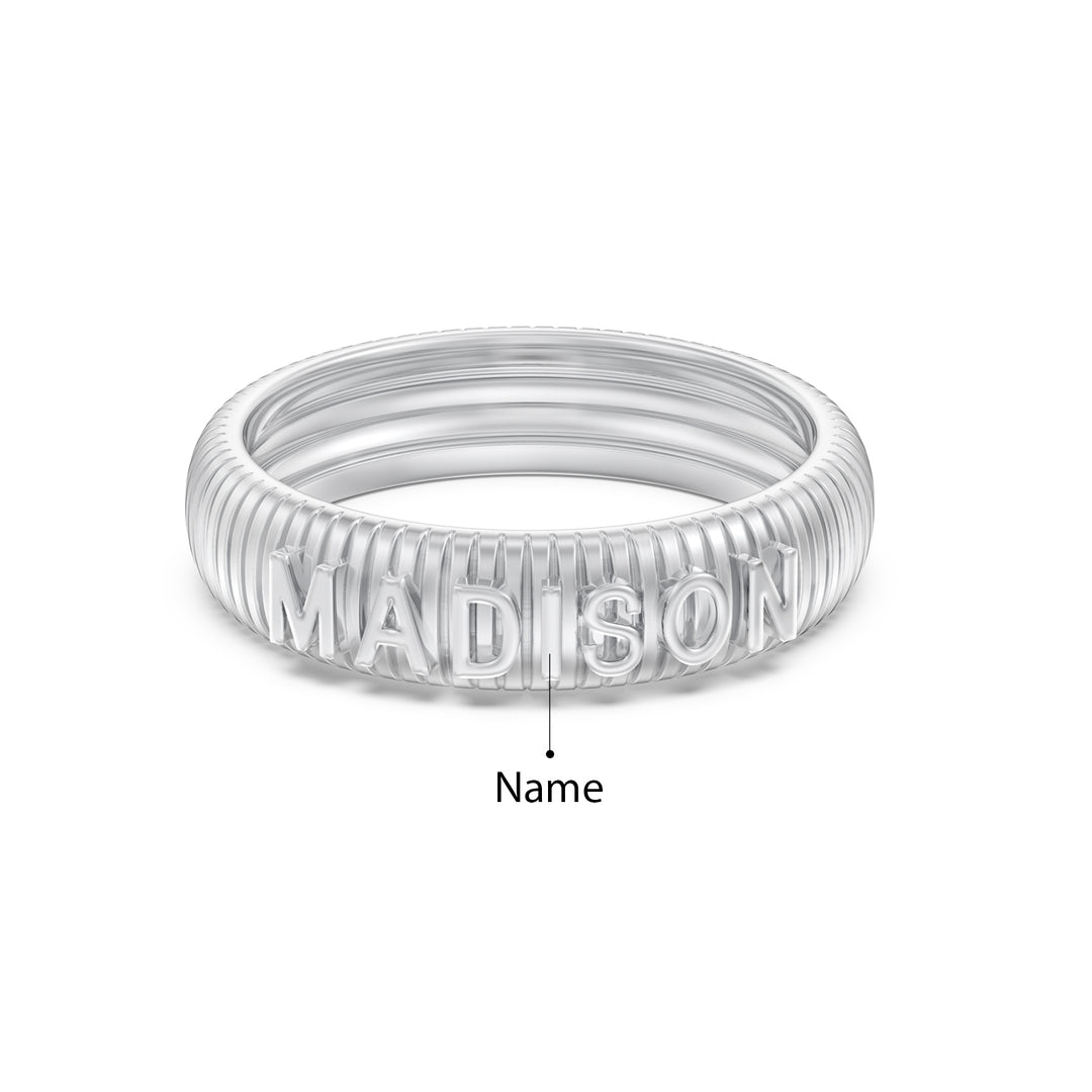 Custom 3D Name Ring