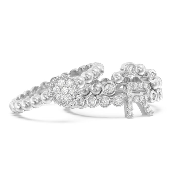3D Jewelry Letter Ring