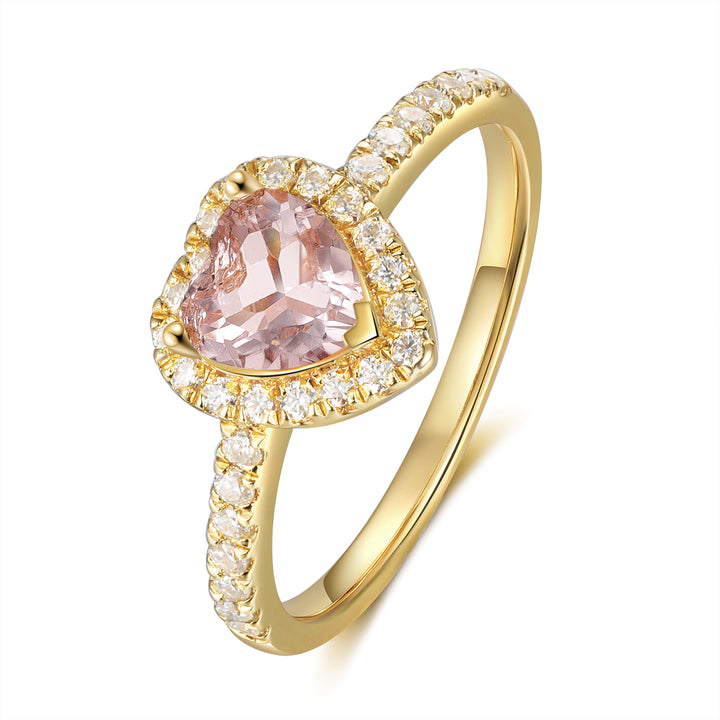 Natural Pink Sapphire Ring
