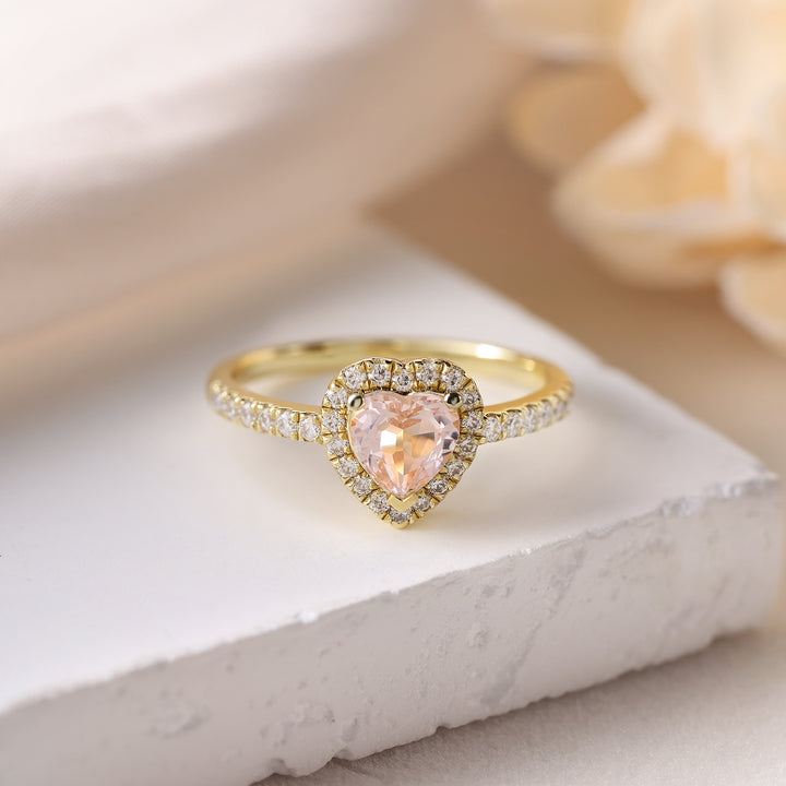 Natural Pink Sapphire Ring