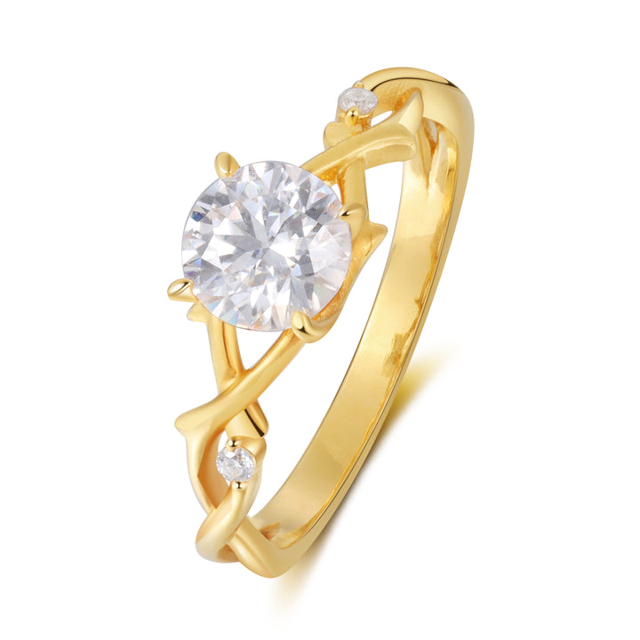 Natural Moissanite Ring