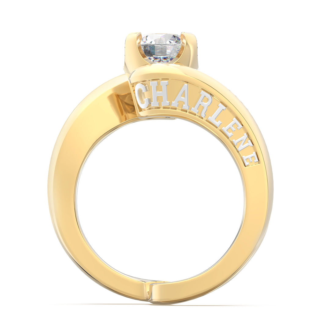 Custom Couple Moissanite Ring