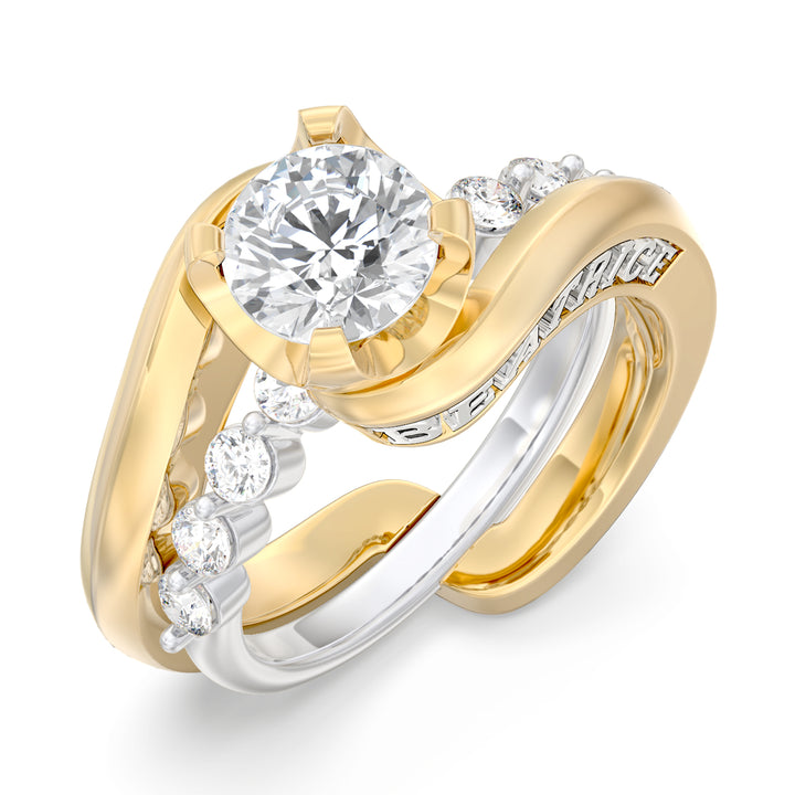 Custom Couple Moissanite Ring