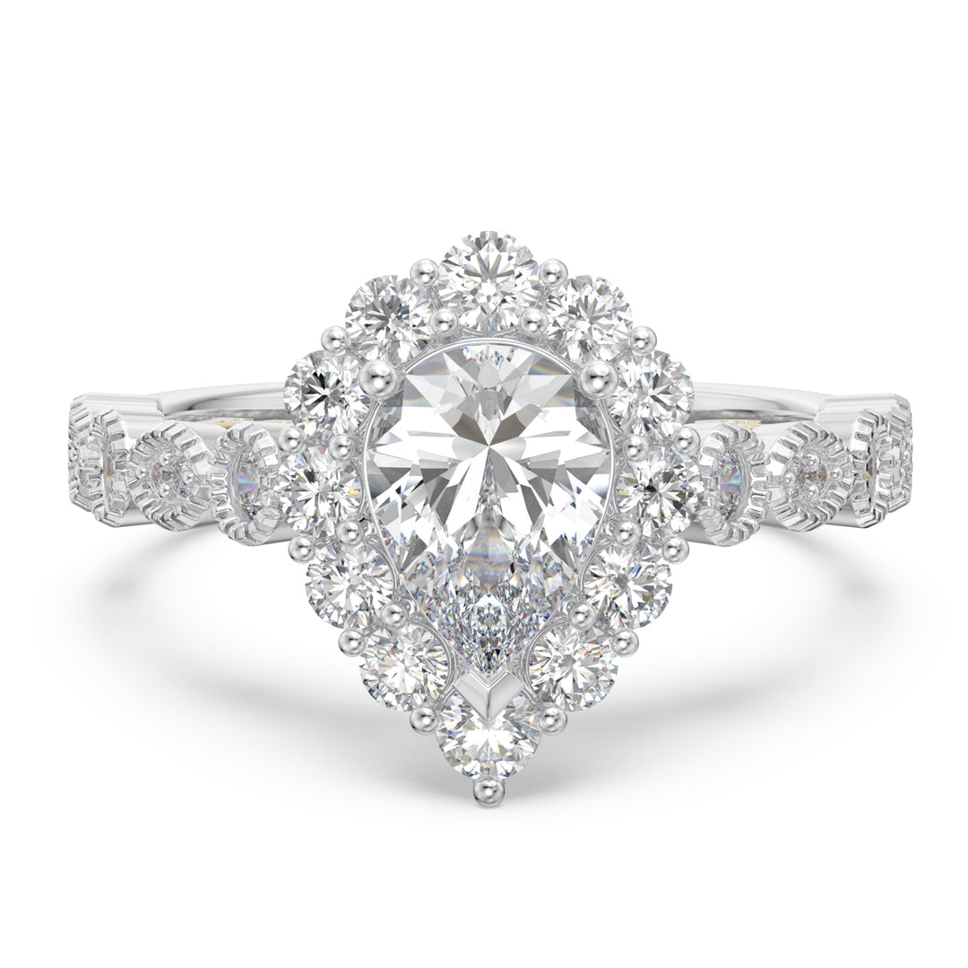 3D Jewelry Moissanite Ring