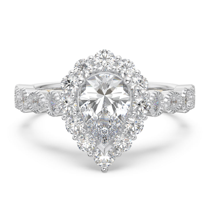 3D Jewelry Moissanite Ring