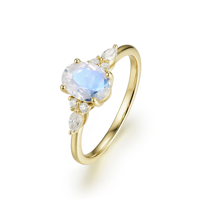 Silver Narural Sapphire Ring