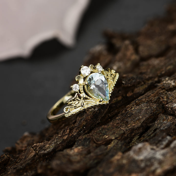 Silver Natural Sapphire Ring