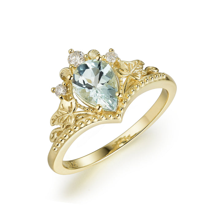 Silver Natural Sapphire Ring