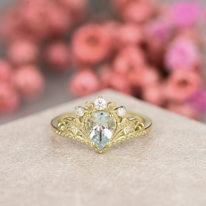 Silver Natural Sapphire Ring