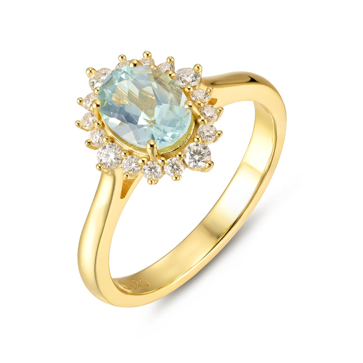 Silver Natural Sapphire Ring
