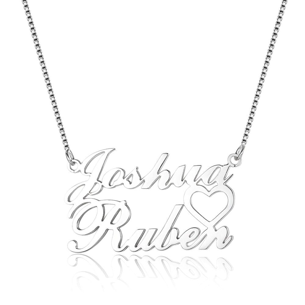Personalized Silver Necklace