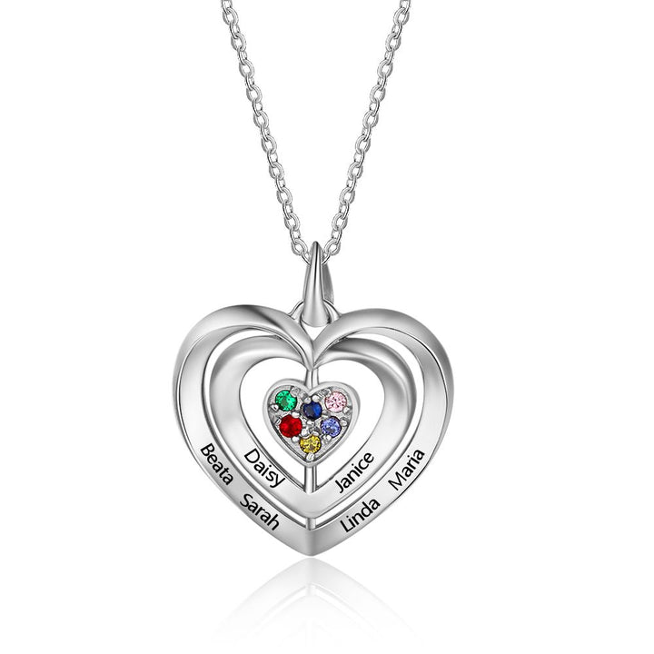 Necklaces with Colorful Birthstones