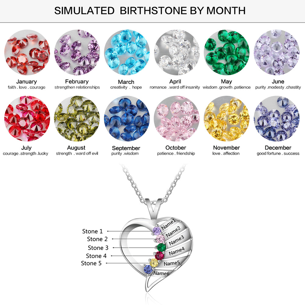Heart Necklace Cubic Zirconia