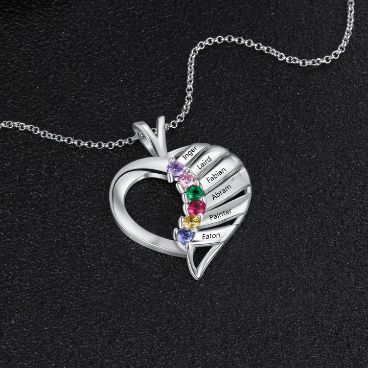 Heart Necklace Cubic Zirconia