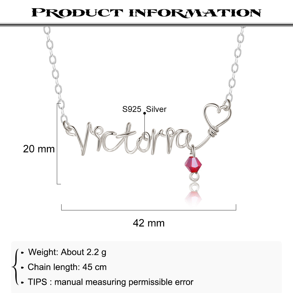 silver Custom Necklace
