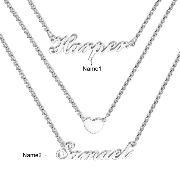 Multi-Chain Name Necklace