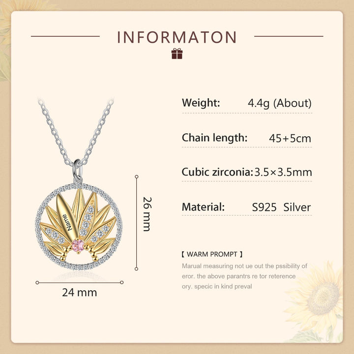Silver Flower Necklace