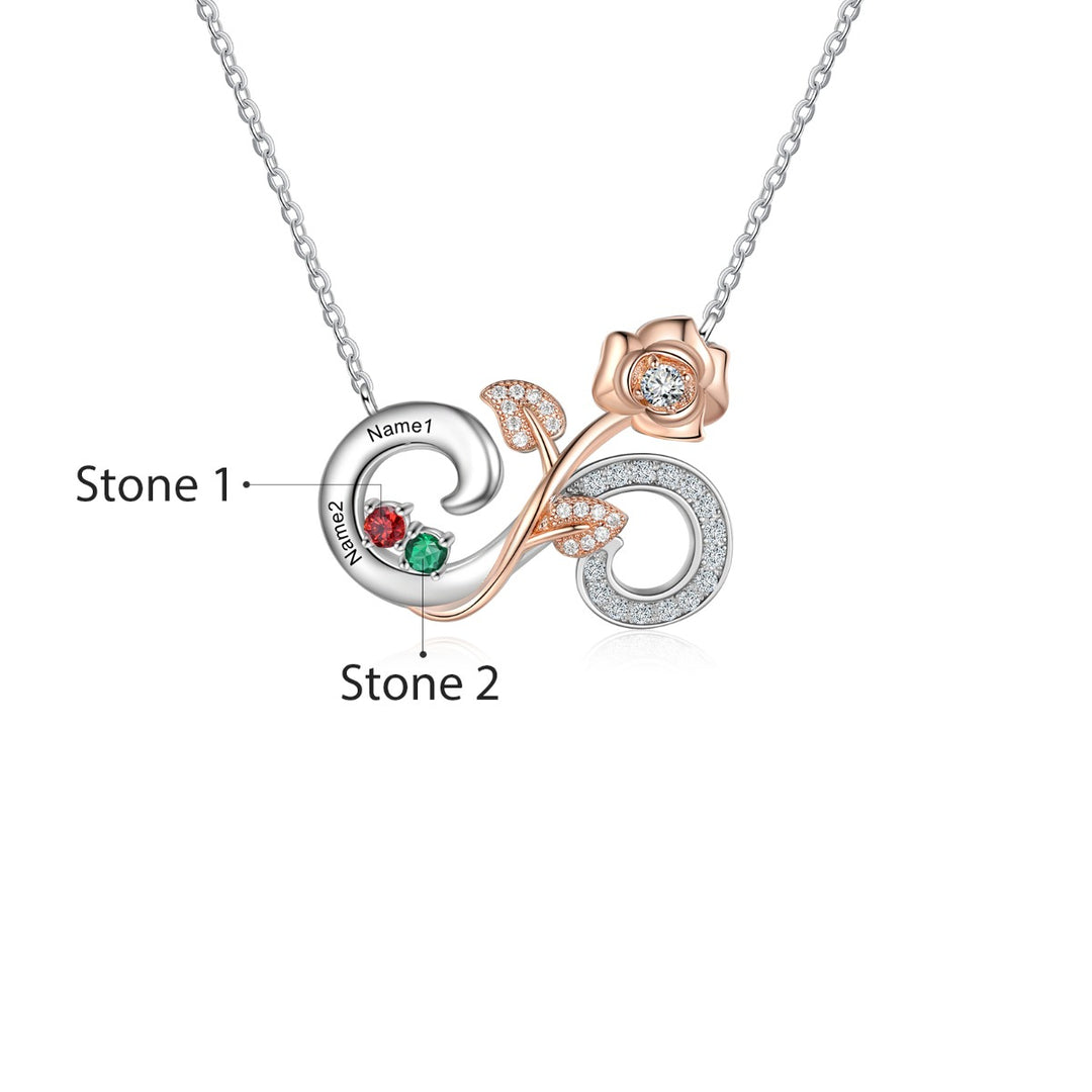 Infinity Flower Necklace