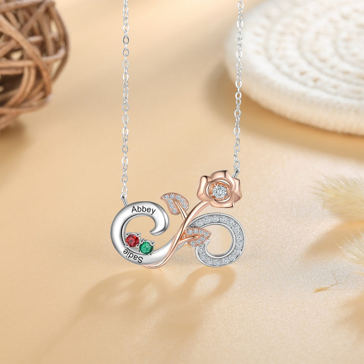 Infinity Flower Necklace