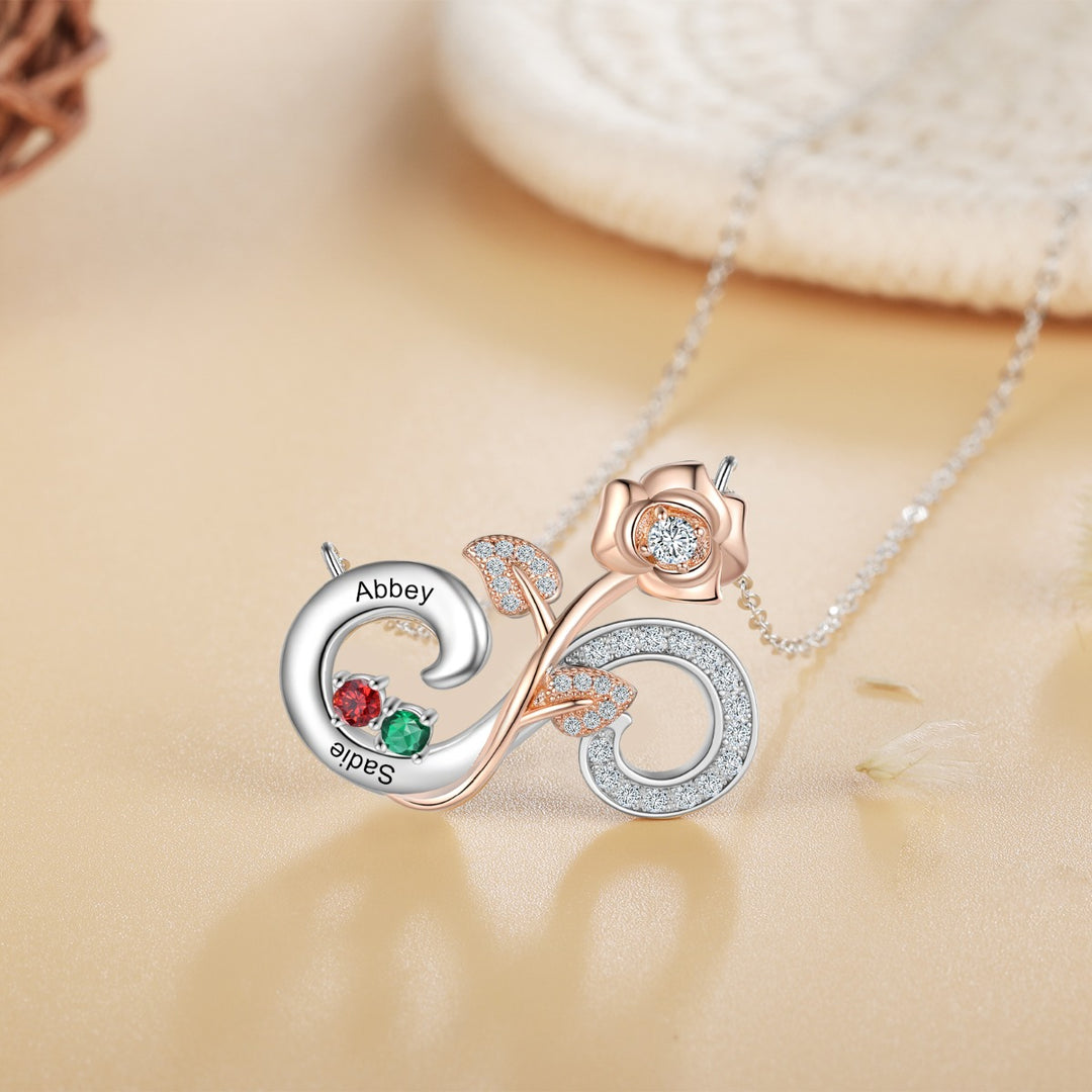 Infinity Flower Necklace