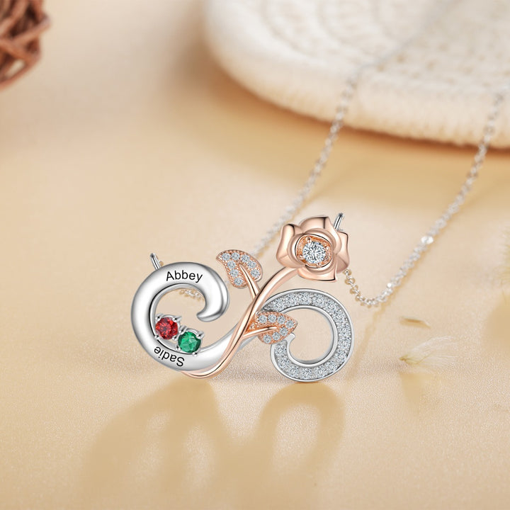 Infinity Flower Necklace