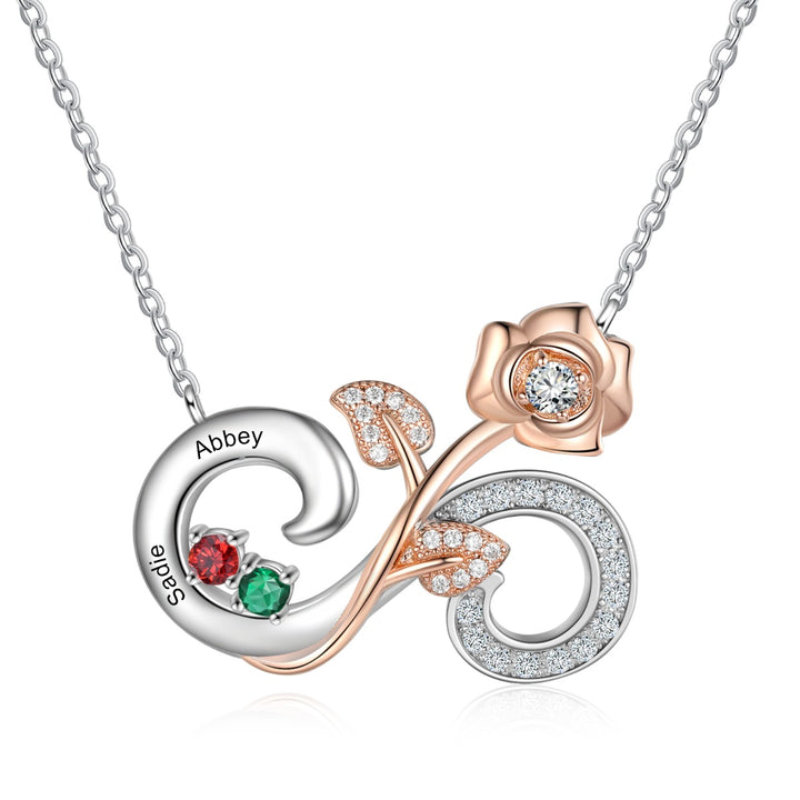 Infinity Flower Necklace