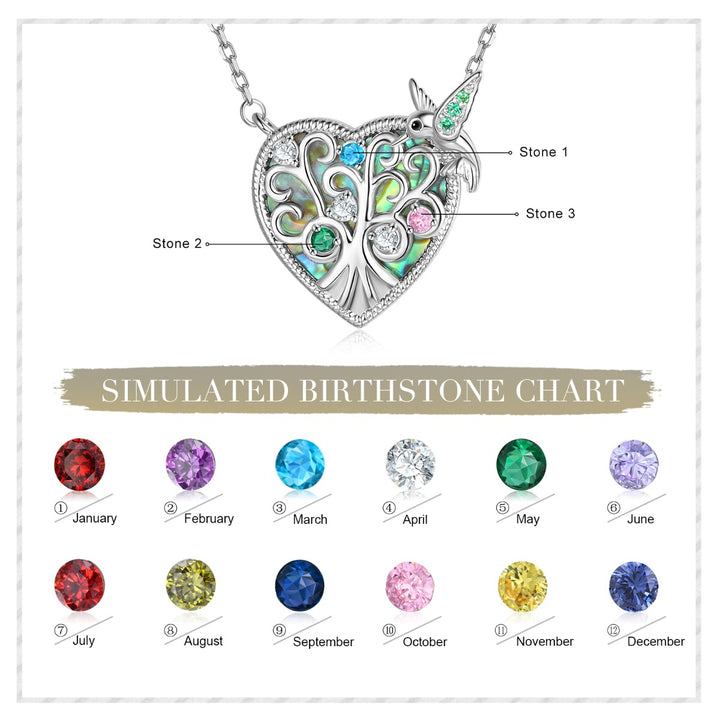 Plated Bird Heart Necklace