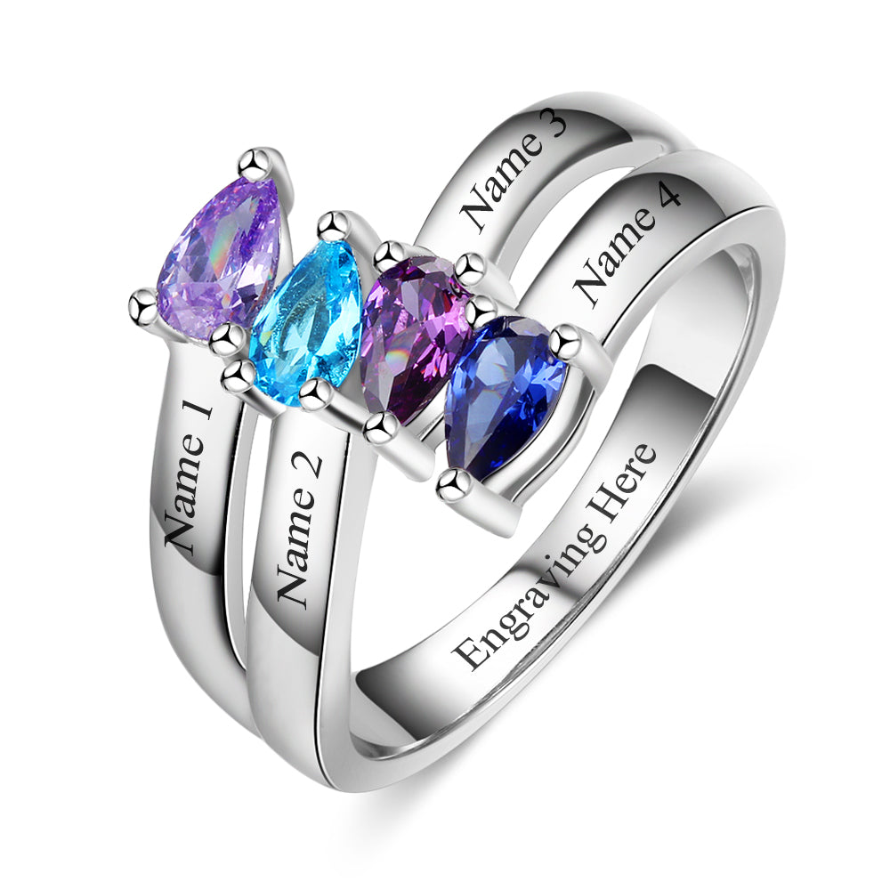 Engraved Silver Ring