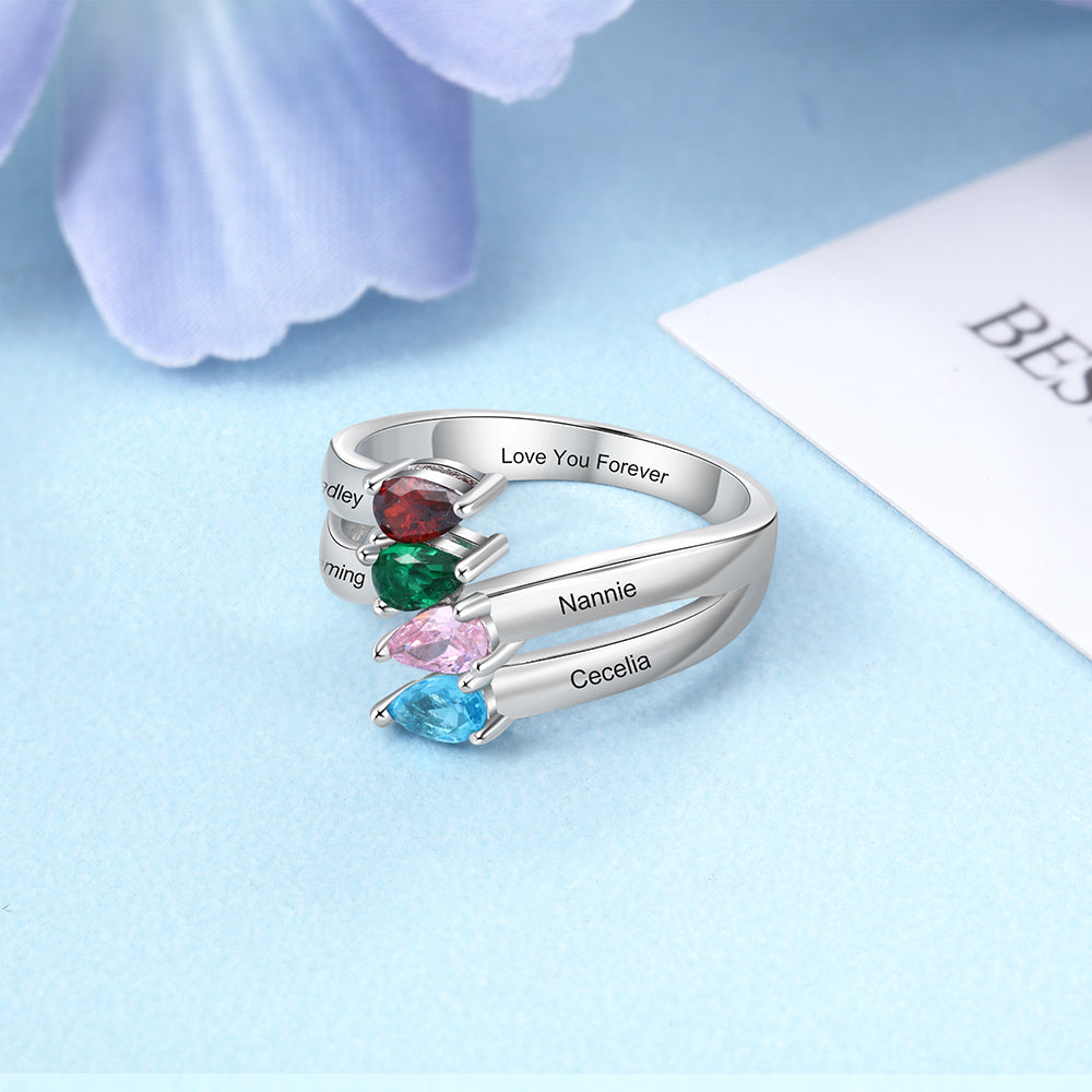 Engraved Silver Ring