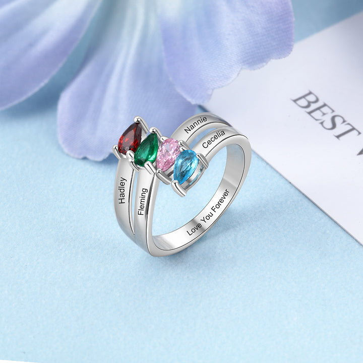 Engraved Silver Ring