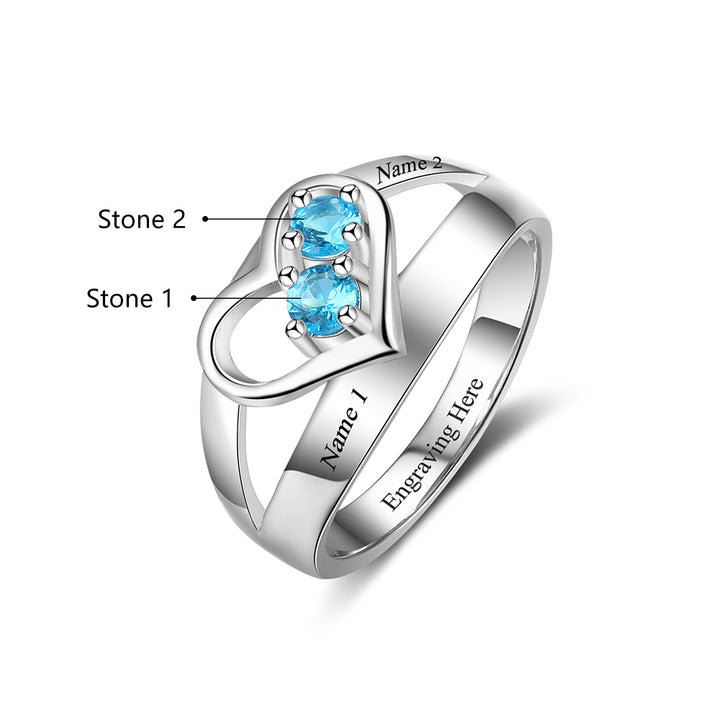 Sterling Silver Heart Ring