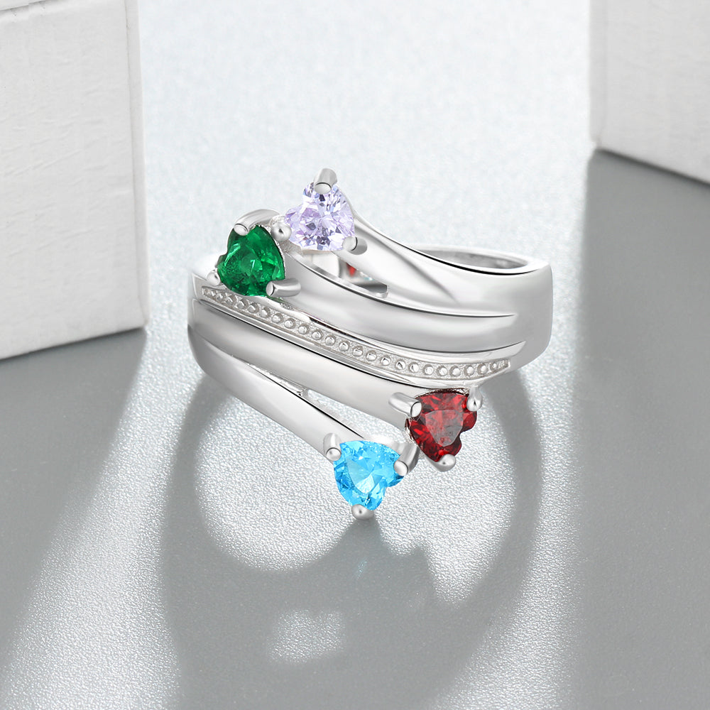 Sterling Silver Birthstone Ring