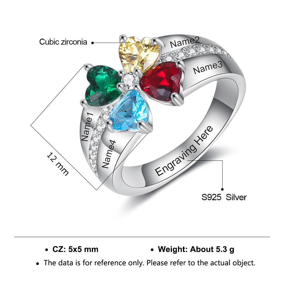 Ring with Engraving Names