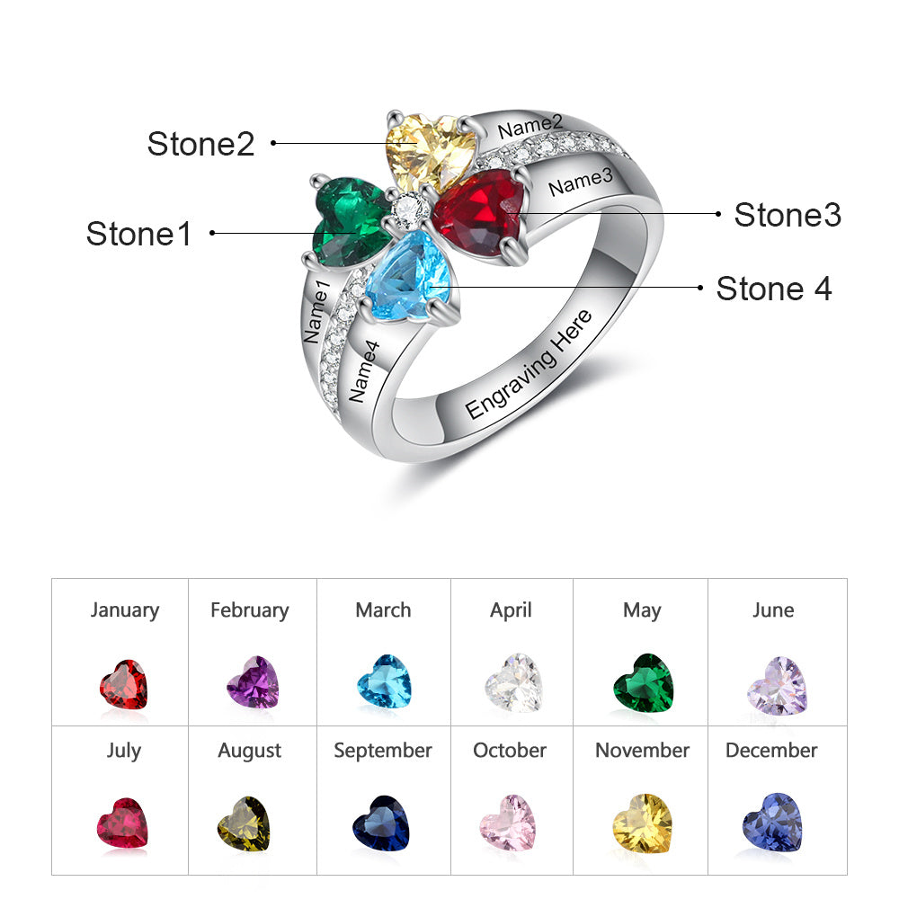 Ring with Engraving Names